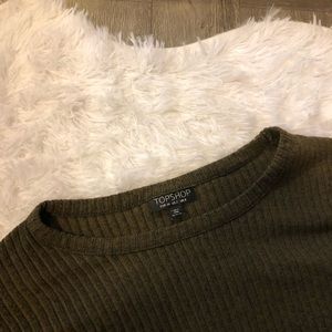 Topshop Ribbed Dress